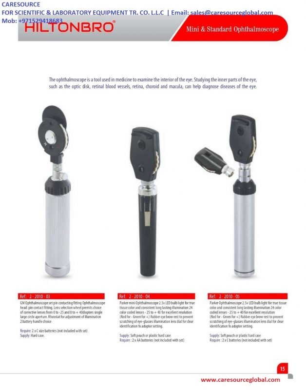 Otoscopes Ophthalmoscopes | Caresource Global