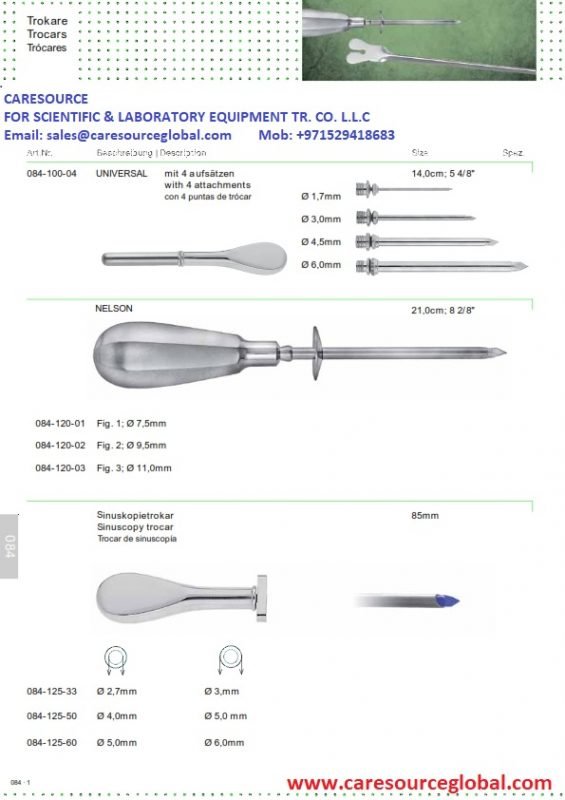 Trocars, Suction Tubes | Caresource Global