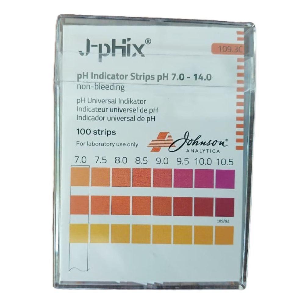 pH Indicator Strips Non Bleed pH 7.0 – 14.0, 100 Strips - Caresource pH Indicator Strips Non Bleed pH 7.0 – 14.0, 100 Strips - Caresource