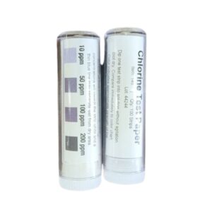 Chlorine Test Paper 0-200ppm 100strips - Caresource Global