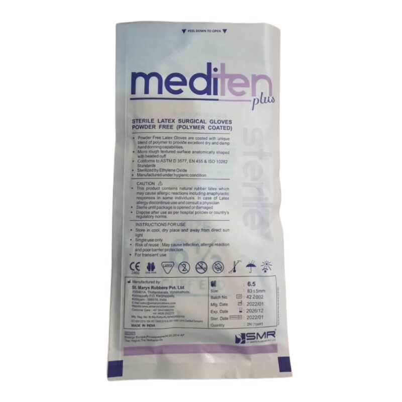 SKINTX Black Latex Powder-Free Examination Gloves- Polymer Coated TG