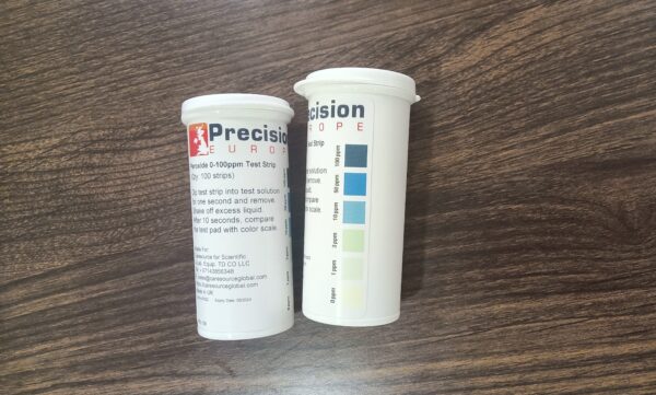 level peroxide test strips