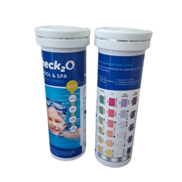 Check₂O Pool and Spa Test Strips 4 in 1 50strips -Caresource Global