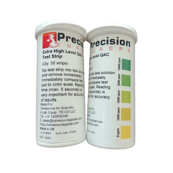 Extra High Level QAC Test Strips 0-10000 ppm - Caresource Global