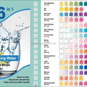 16 Parameters Drinking Water test Strips (100 strips) - Caresource