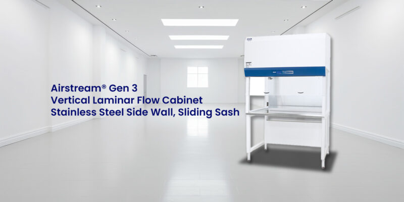 Airstream® Gen 3 Vertical Laminar Flow Cabinet – Stainless Steel Side Wall, Sliding Sash