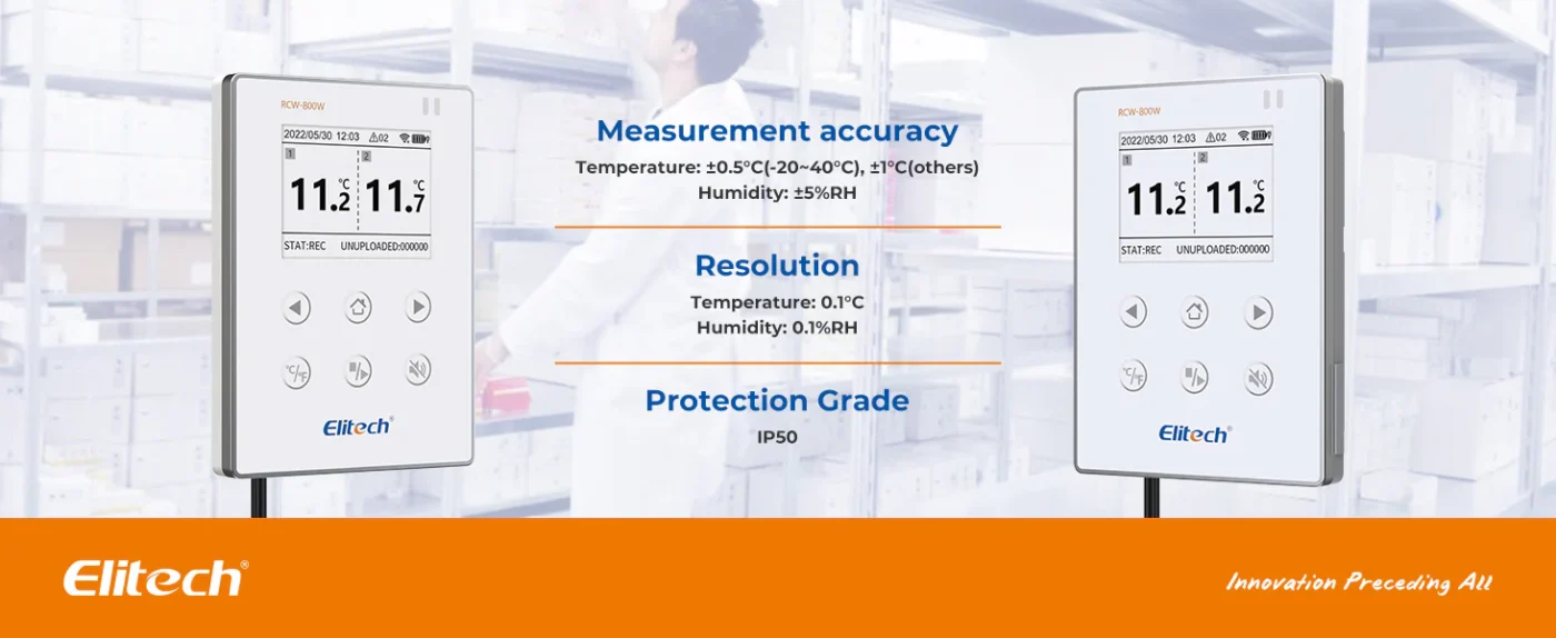 Elitech Wireless Digital Data Logger Remote Real-Time Temperature Monitor | Caresource Global
