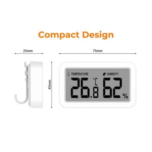 Fridge Thermometer Hygrometer Digital TM-2TH 4 | Caresource Global