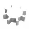 Stirrer bar，Gear shape (18900703)