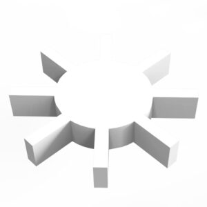 Stirrer bar，Gear shape (18900705)