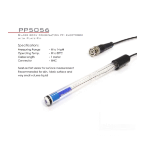 Glass Combination pH Electrode with Flat Tip 1- Caresource Global
