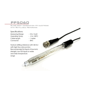 Glass Refillable, Combination pH Electrode 1- Caresource