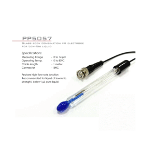 Glass body combination pH electrode for Low Ion liquid - Caresource