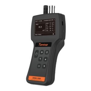 Temtop Airing 2000 3-channel Handheld Particle Counter Dust Monitor with Pumped PM Sensor, Three Outputs of Particle Numbers 0.3μm, 0.5μm, 1.0μm, Concentrations of Three Particles Types PM2.5, PM10, TSP, Temp & Humidity Detector | Caresource