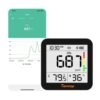Temtop C10 2nd E-Ink Display CO2 Monitor Indoor Air Quality Monitor for CO2, Temperature and Humidity with App and Data History | Caresource