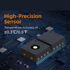 Elitech USB Digital Temperature Data Logger (-30 ~ 70°C/ -22 ~ 158℉) Accuracy of±0.3℃/±0.6℉, Reusable Recorder with Shadow Data 16000 Points, Auto PDF Report, for Windows/MacOS, LogEt8 | Caresource