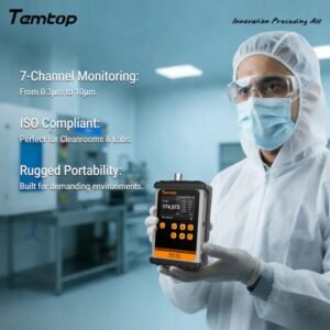 Temtop Innovative Handheld Particle Counter for Air Quality Measurement Conform to ISO Standard PMD 331 | Caresource