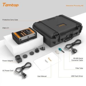 Temtop PMD 371 Aerosol Monitor Handheld Particle Counter Dust Monitor, Seven Outputs of Particle Numbers, Concentrations of Five Particles Types | Caresource