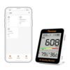 Temtop C1+ CO2 Monitor Indoor Air Quality Monitor for CO2, Temperature and Humidity with App and Data History | Caresource