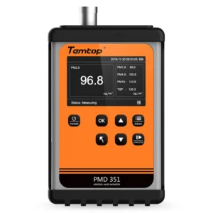 Temtop Handheld Particle Counter Particulate Meter for PM1.0:PM2.5:PM4.0:PM10:TSP PMD 351 | Caresource