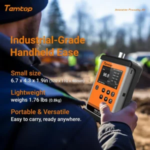 Temtop Handheld Particle Counter Particulate Meter for PM1.0:PM2.5:PM4.0:PM10:TSP PMD 351 | Caresource