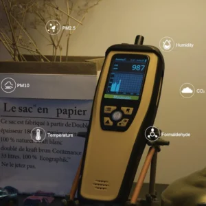 Temtop M2000 2nd CO2 Detector Portable Air Quality Monitor of Carbon Dioxide PM2.5 PM10 Formaldehyde | Caresource