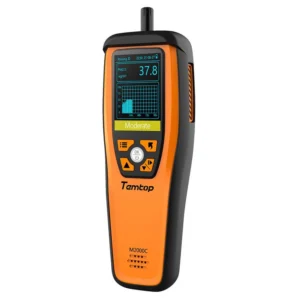 Temtop M2000C 2nd Generation Air Quality Monitor PM2.5 PM10 CO2 Data Export Audio Alarm Easy Calibration | Caresource