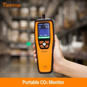 Temtop M2000C 2nd Generation Air Quality Monitor PM2.5 PM10 CO2 Data Export Audio Alarm Easy Calibration | Caresource