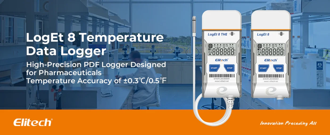 Elitech USB Temperature Data Logger Reusable Temperature Recorder Refrigerator Thermometer High Accuracy External Temperature Sensor, Auto PDF Report USB Port 32000 Points LogEt 8 PTE, -85～150℃ | Banner - Caresource