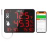 Elitech High Accuracy Digital Hygrometer Thermometer Data Logger 30000 Points, Humidity Temperature Monitor With Calibration Certificate for Audit, For Greenhouse/ Warehouse/ Lab/ Hospital DR-230/DR-230W | Caresource