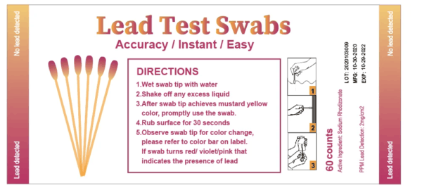 Lead test swabs 30 Counts - Banner | Caresource
