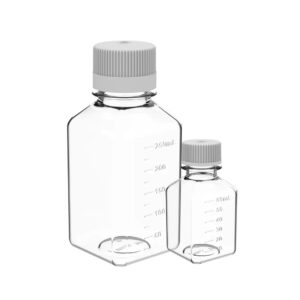Media Bottles is a complete solution for the storage of media, biological buffers, and various reagents. These Media bottles are leak-proof, shatter-proof and freezer-safe, making them ideal for storage and transportation. Available in PET, PETG and PC material.